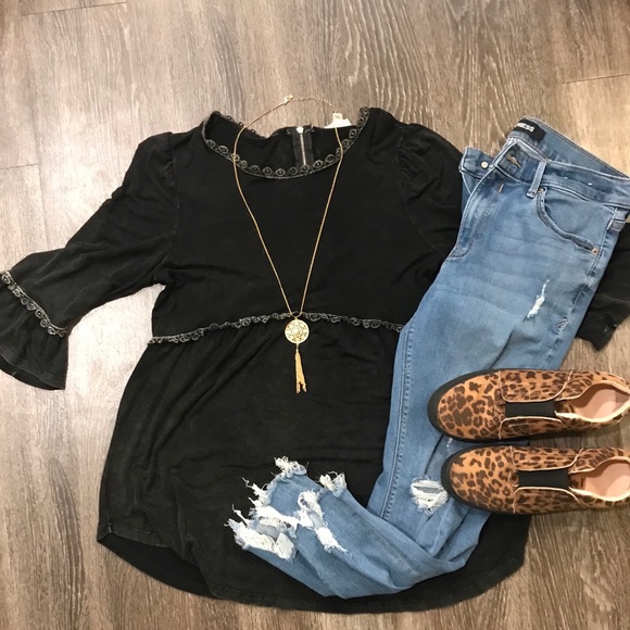 POL Tunic Boho Chic Blouse - Picture 1 of 4